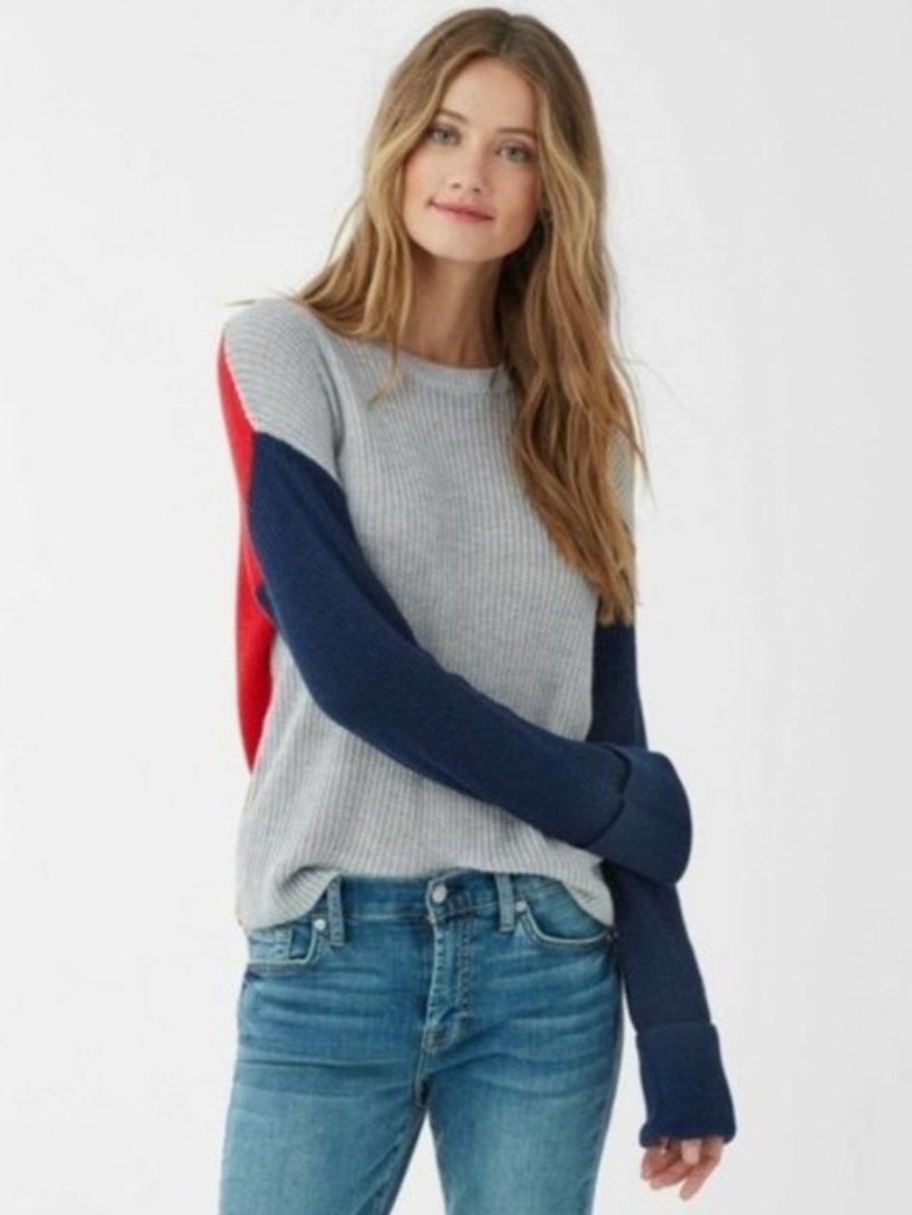Splendid Calico Cashmere Blend Sweater L